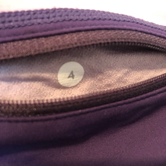 Lululemon Speed Short Rare Concord Grape Jacquard Embroidered Floral Print - Picture 6 of 7